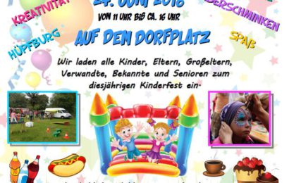 Kinderfest in Postfeld am 24. Juni 2018
